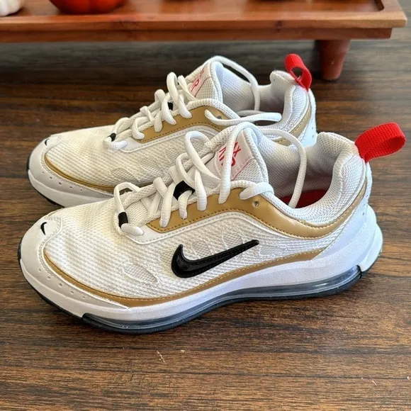 Nike Air Max AP 'White/Metallic Gold | Women's Low Top | Size 6.5