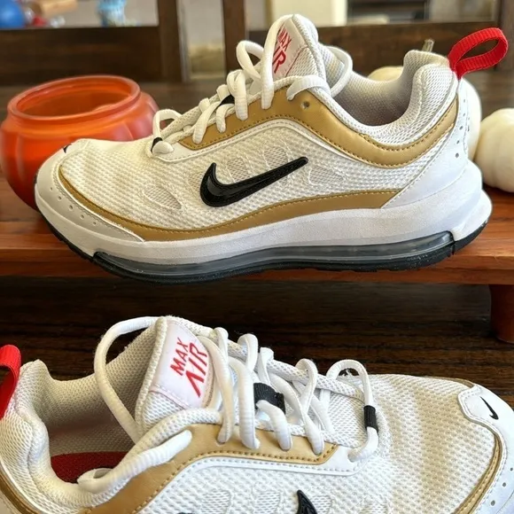 Nike Air Max AP 'White/Metallic Gold | Women's Low Top | Size 6.5