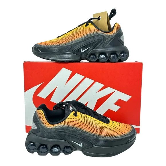Nike Air Max DN GS IB2668001 Black/Light Smoke Grey/Laser Orange Size 6.5Y