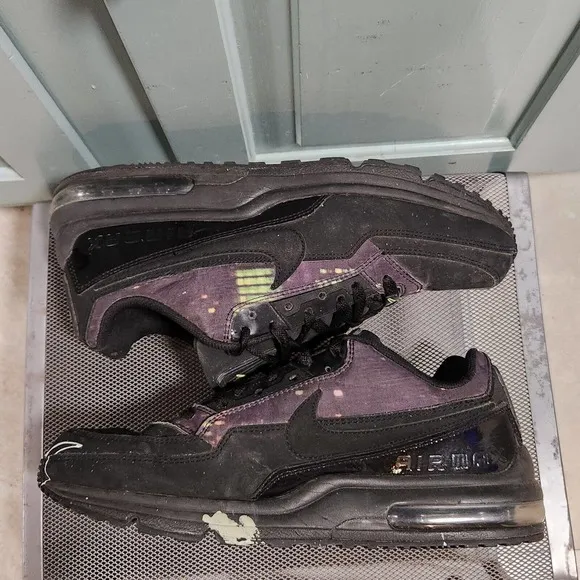 Nike Air Max LTD 3 Prem Black Running Shoes 695484 007 Men's Size 11.5