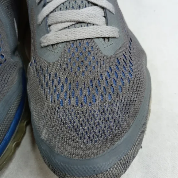 Nike Air Max Mens Running Shoes Size 12W Gray Blue