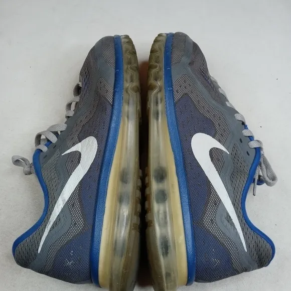Nike Air Max Mens Running Shoes Size 12W Gray Blue