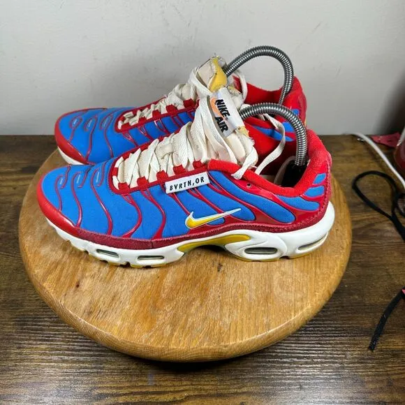 Nike Air Max Plus SE Running Club University Red Shoes Mens‎ Size 9 DC9332-600