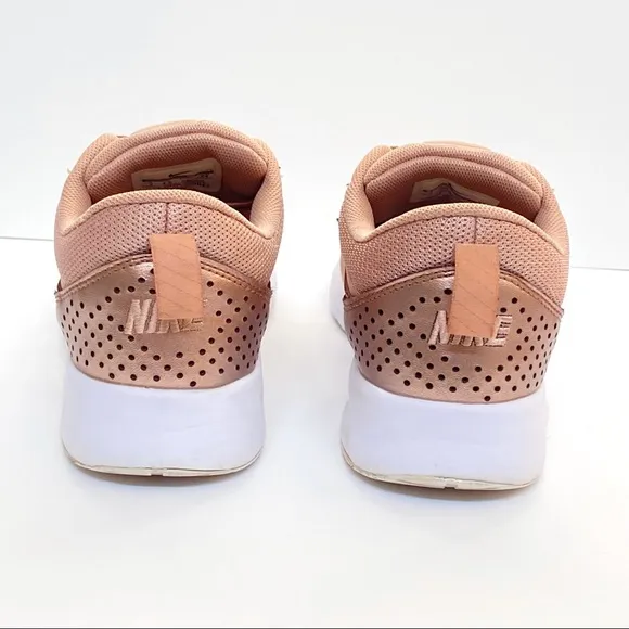 Nike air max thea bronze brown rose gold lace up athletic shoes