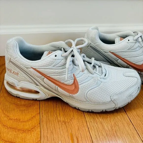 Nike‎ Air Max Torch 4 Womens Size 10 Gray Rose Gold Running Shoes 343851-008