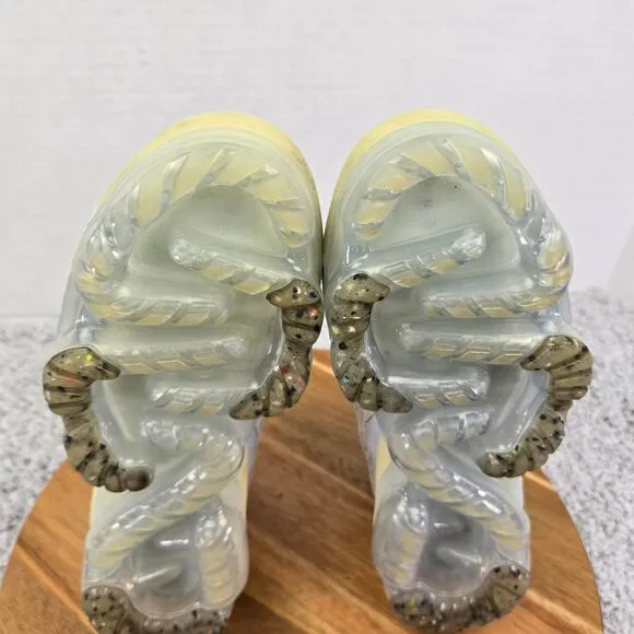 Nike Air Vapormax 2021 Flyknit White Pure Platinum Shoes Womens 8 DC4112-100