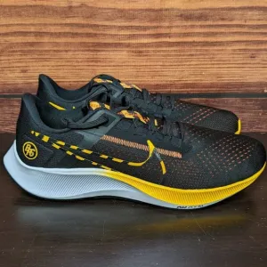 Nike Air Zoom Pegasus 38 BRS Men's 11.5 Black Yellow Gold White Running Shoes