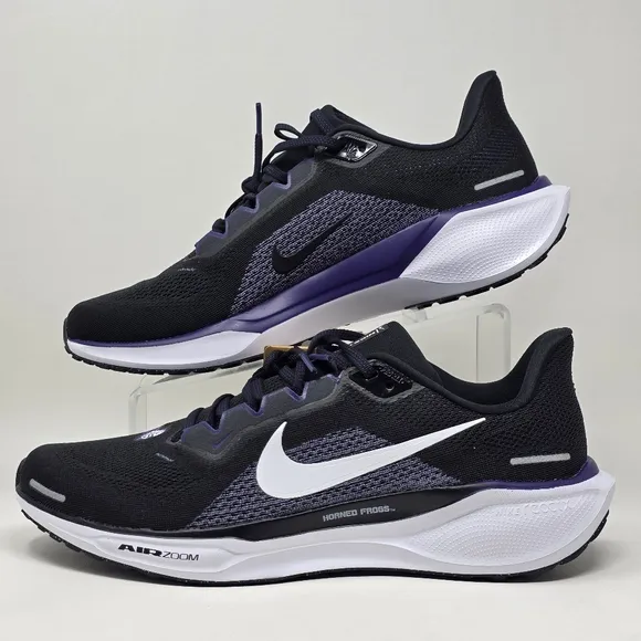 Nike Air Zoom Pegasus 41 TCU Horned Frogs Shoes Men's Size 11 FZ5143-001 New
