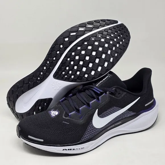 Nike Air Zoom Pegasus 41 TCU Horned Frogs Shoes Men's Size 11 FZ5143-001 New