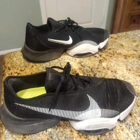 Nike Air Zoom SuperRep 2 Black White Running Shoes CU6445-003 Men's Size 12