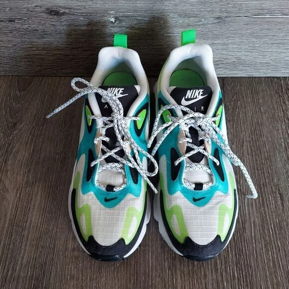 Nike Air Max 200 SE Oracle Aqua (GS) Running Shoes Size 5.5Y