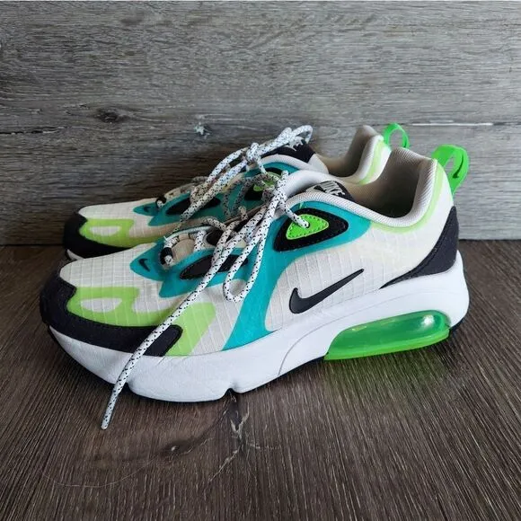 Nike Air Max 200 SE Oracle Aqua (GS) Running Shoes Size 5.5Y