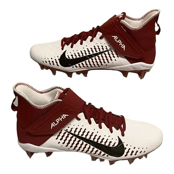 Nike Alpha Menace Pro 2 Alabama Crimson Tide Football Cleats Size 13 BV3945-106
