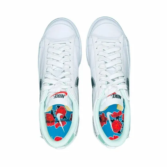 🤩Nike Blazer Low Platform Size 11.5 Women's Shoes White Silver DQ7654-100 New