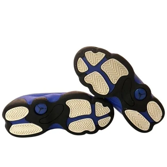 Nike Boys Air Jordan 13 Retro DJ3005-164 White Blue Basketball Shoes Size 12C