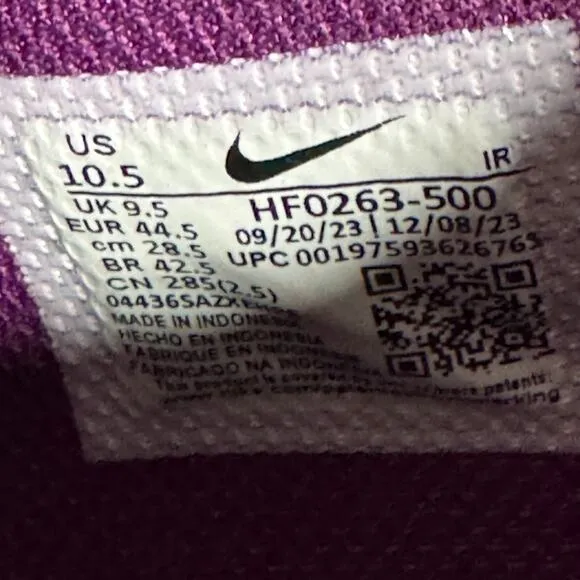 Nike Cortez TXT Mens Size 10.5 Shoes Viotech Purple White Casual Sneakers NEW