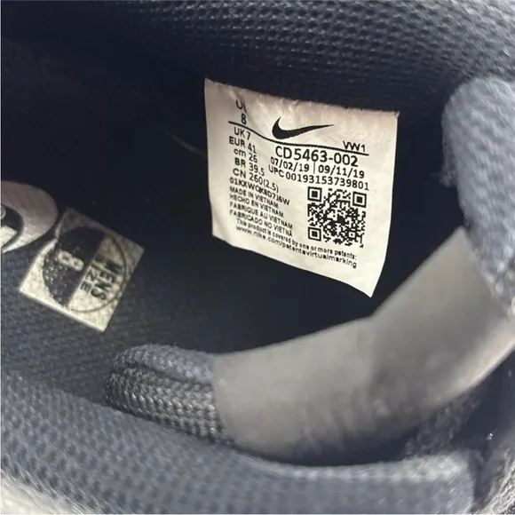 🔥🔥🔥Nike Court Vision Low Triple Black Size: 8🔥🔥🔥