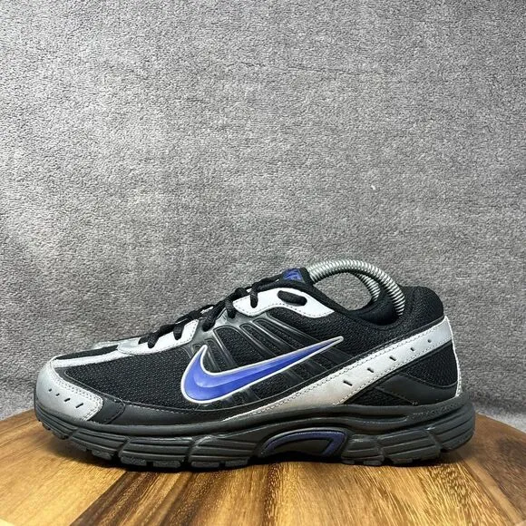 Nike Dart 8 Running Shoes Sneakers 2010 Men's 8.5 Black Silver Blue 395841-009