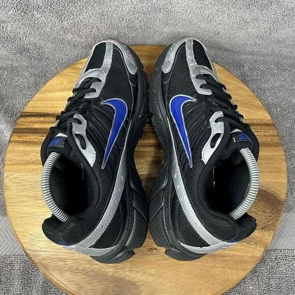 Nike Dart 8 Running Shoes Sneakers 2010 Men's 8.5 Black Silver Blue 395841-009