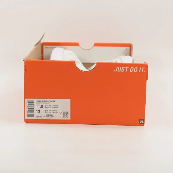Nike Downshifter 12 'White - Pure Platinum' DD9293-100 Running size 11.5