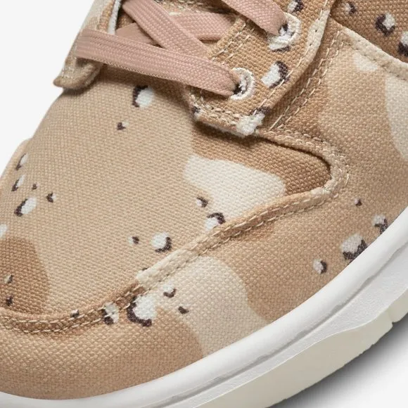 Nike Dunk High Desert Camo Womens Casual Shoes Brown DX2314-200 NEW Size 6