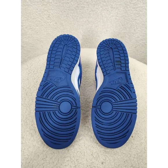 Nike Dunk Low Racer Men Sneaker 8 Blue Leather Lace Up Comfort Active Shoes