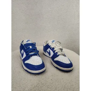 Nike Dunk Low Racer Men Sneaker 8 Blue Leather Lace Up Comfort Active Shoes