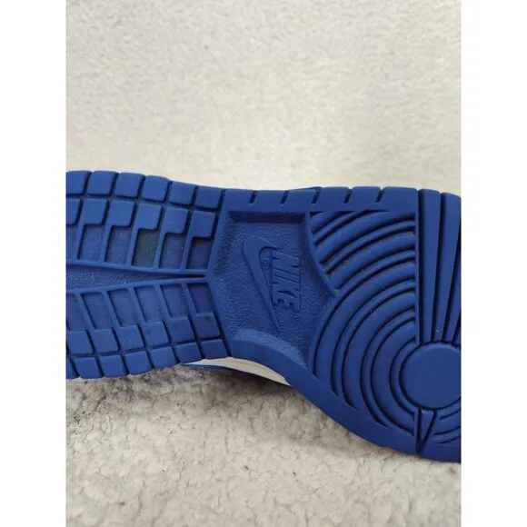 Nike Dunk Low Racer Men Sneaker 8 Blue Leather Lace Up Comfort Active Shoes