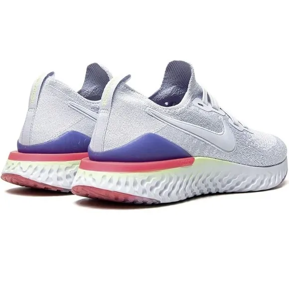 Nike Epic React Flyknit 2 Running Shoes BQ8928-453 Hydrogen Blue Mens Size 10