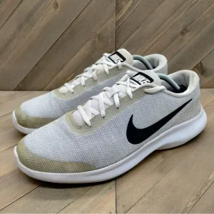 Nike Flex‎ Experience RN 7 Running Sneakers Mens Size 12 White Grey Sand Black