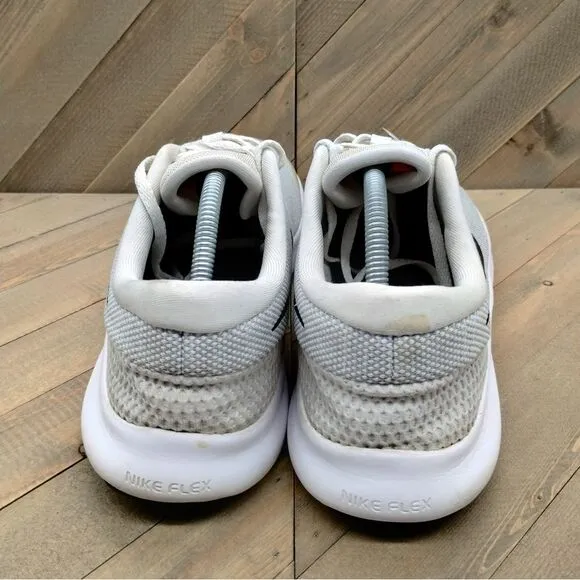 Nike Flex‎ Experience RN 7 Running Sneakers Mens Size 12 White Grey Sand Black