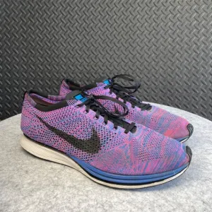 Nike‎ Flyknit Racer Game Royal Indigo Mens Size 14 Running Shoes 526628-400
