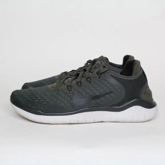 Nike Free RN 2018 Men's Running Shoes Size 13 Cargo Khaki/ Black 942836-300 New