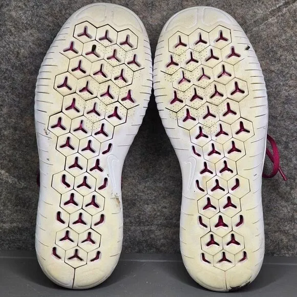 Nike Free‎ RN Flyknit Women's 10 Running Shoes Raspberry Red 942839-600
