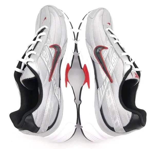 Nike Initiator (Mens 12) Sneakers Lace Up Shoes Running Athletic Silver Metallic