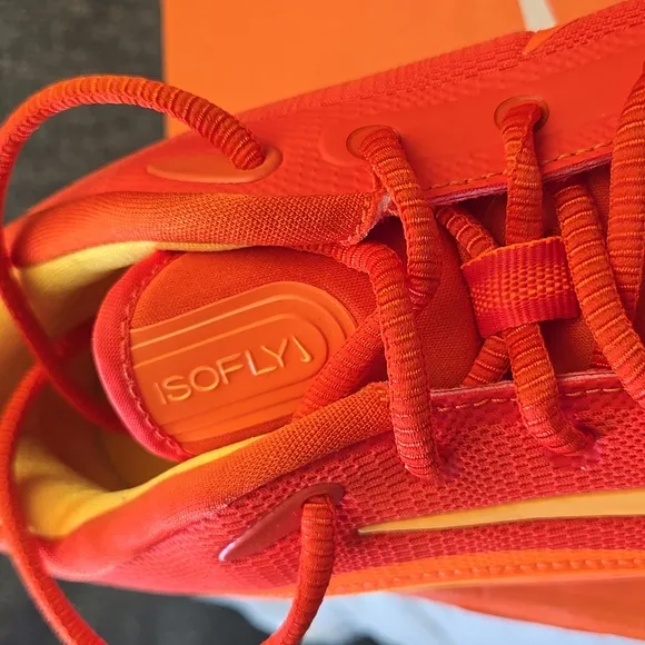 Nike Isofly Kids Orange Athletic Shoes
