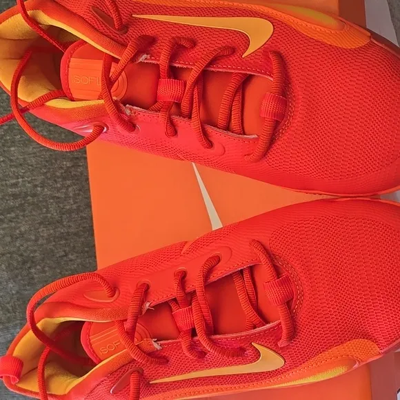 Nike Isofly Kids Orange Athletic Shoes