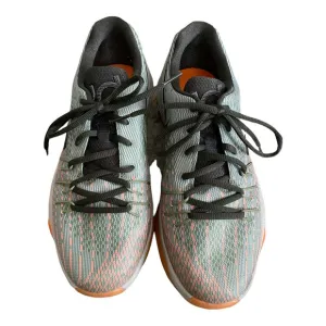 Nike KD 8 Easy Euro Light Grey Orange Lace-Up Basketball Shoes Youth Size 7