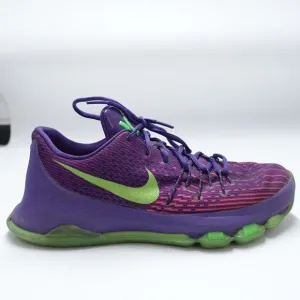 Nike KD 8 (GS) &quot;Suit&quot; Youth Purple/Green Basketball Shoes Size 7Y / 768867-535