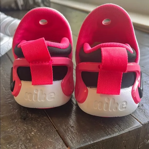 Nike Kids' Pink and Purple Slip-On Shoes