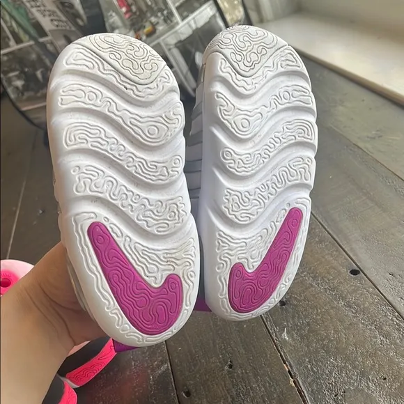 Nike Kids' Pink and Purple Slip-On Shoes
