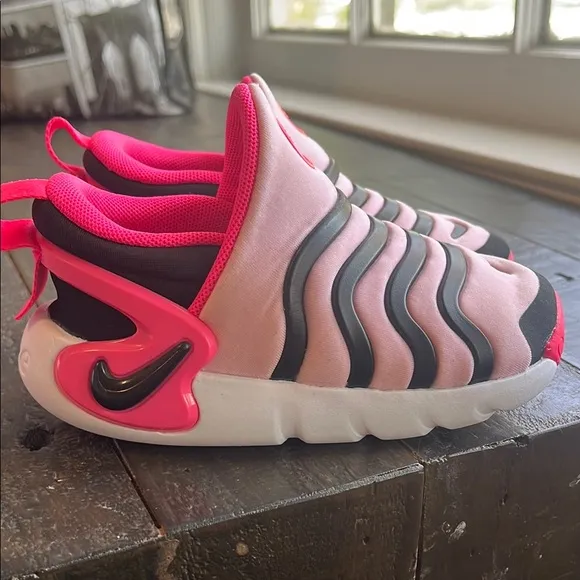 Nike Kids' Pink and Purple Slip-On Shoes
