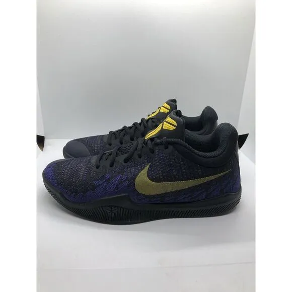Nike Kobe Bryant Mamba Rage Mens 7 Lakers City Edition Black Yellow Purple