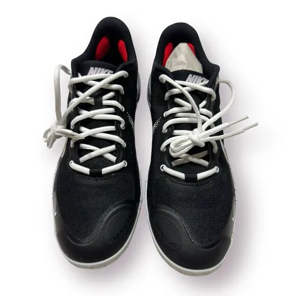 Nike Low Baseball Cleats Size 9 Alpha Huarache Elite 3‎ CK0746-010 Black/White