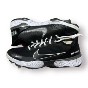 Nike Low Baseball Cleats Size 9 Alpha Huarache Elite 3‎ CK0746-010 Black/White