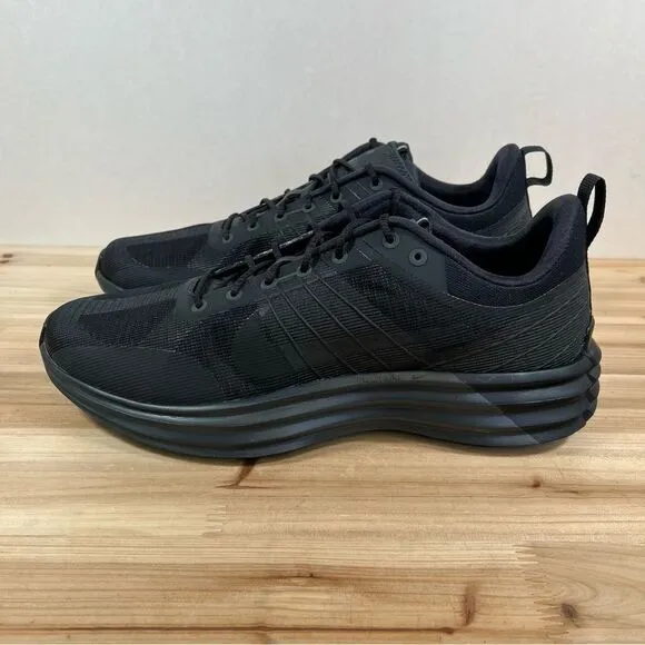 Nike Lunar Roam running gym shoes Mens 12 Dark smoke grey Black