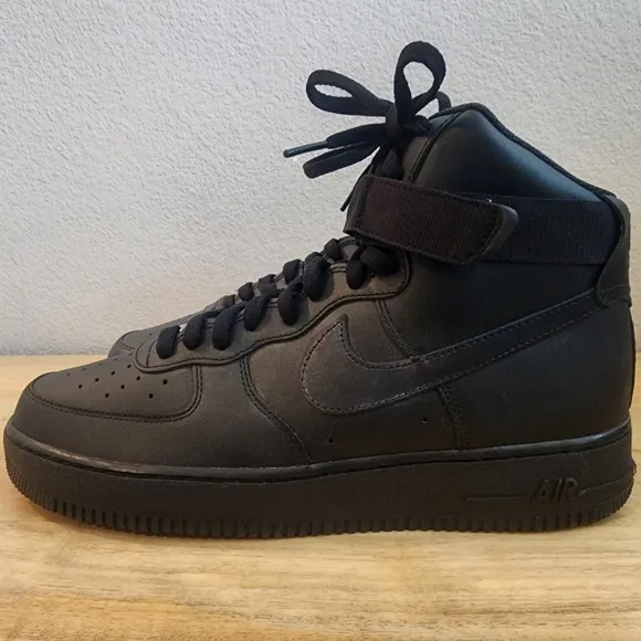 Nike Mens Air Force 1 High '07 Sneaker Shoes CW2290-001 Triple Black Size 11