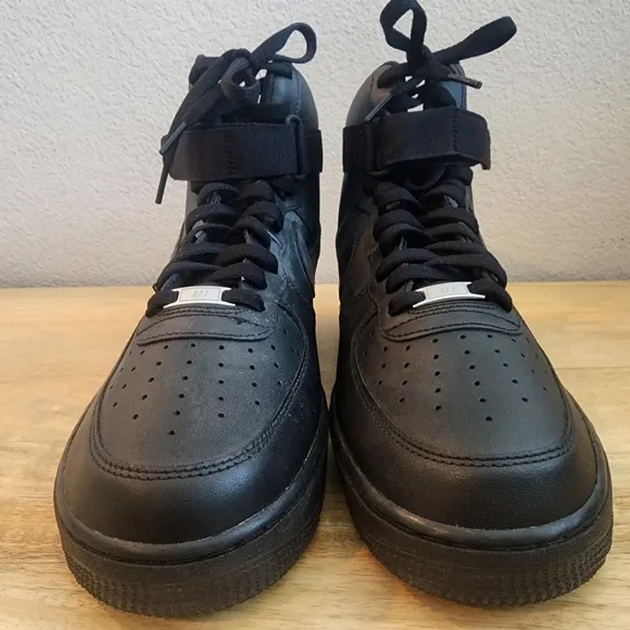 Nike Mens Air Force 1 High '07 Sneaker Shoes CW2290-001 Triple Black Size 11