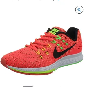 Nike Men's Air Zoom Structure 19 Running Shoes-Crimson/Volt/Black