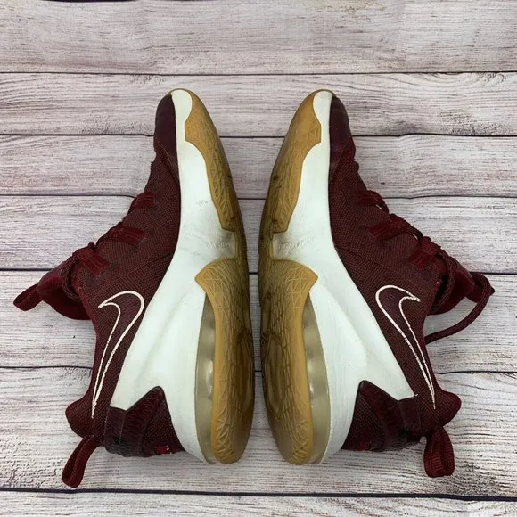 Nike Mens Lebron XIII 831925-610 Red Running Shoes Sneakers Size 10.5